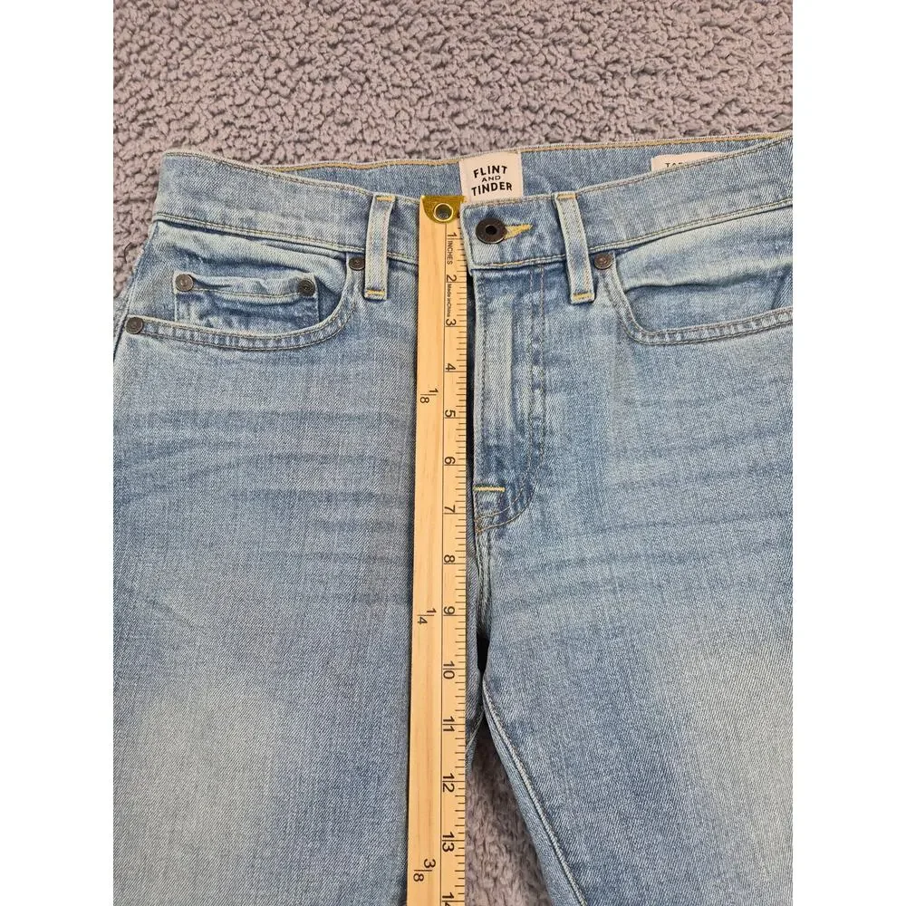 Flint and Tinder Jeans Men's Size 29x30 Light Wash Tapered Fit (1211)
